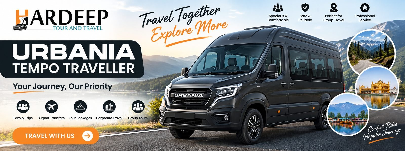 Urbania Tempo Traveller by Hardeep Tour and Travel